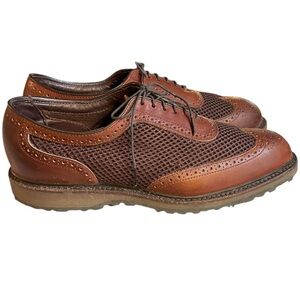 Allen Edmond Honors Collection Double Eagle Golf Men's Oxford Shoes Size 10 D